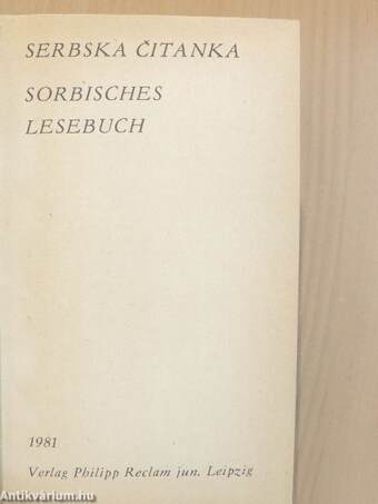 Sorbisches Lesebuch