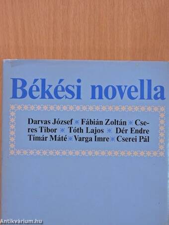 Békési novella (dedikált példány)