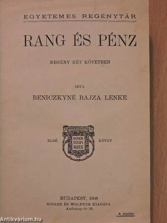 Rang és pénz I-II.