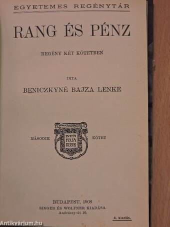 Rang és pénz I-II.