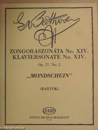 Zongoraszonáta No. XIV. Op. 27, No. 2