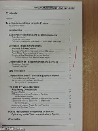 Telecommunications Laws in Europe