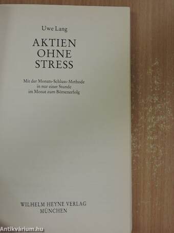 Aktien ohne Stress