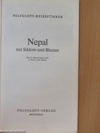 Nepal mit Sikkim und Bhutan