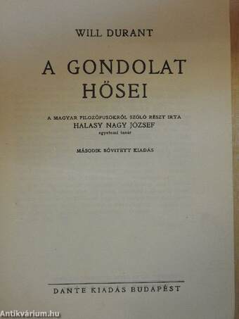 A gondolat hősei