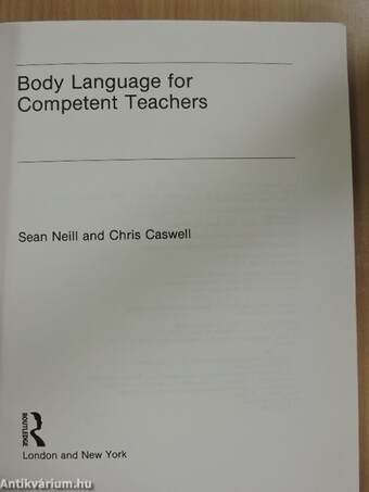 Body Language for Competent Teachers