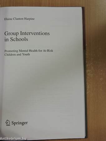 Group Interventions in Schools