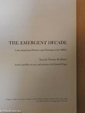 The Emergent Decade