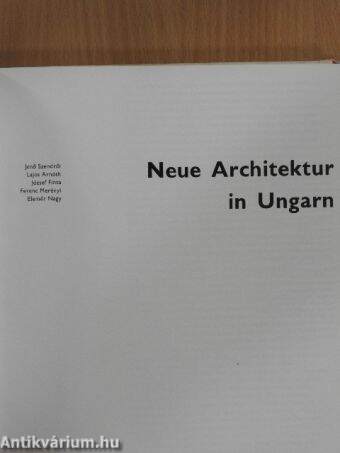 Neue Architektur in Ungarn