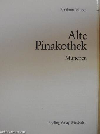 Alte Pinakothek