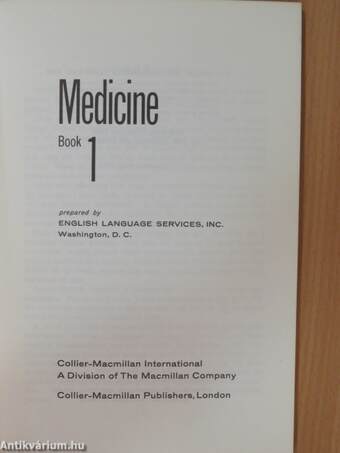 Medicine Book 1.