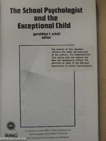 The School Psychologist and the Exceptional Child