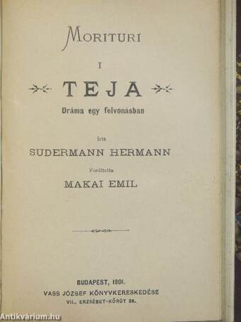 John Gabriel Borkman/Két szék közt a pad alatt/Henschel fuvaros/Otthon/Morituri I-III./A szentbernáti barátok