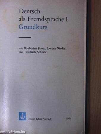 Deutsch als Fremdsprache I. - Grundkurs