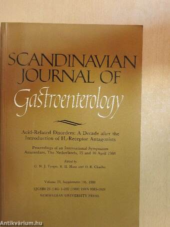 Acid-Related Disorders: A Decade after the Introduction of H2-Receptor Antagonists