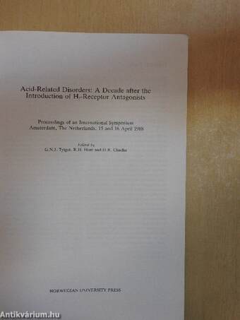 Acid-Related Disorders: A Decade after the Introduction of H2-Receptor Antagonists