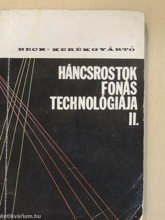 Háncsrostok fonástechnológiája II.