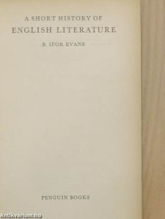 A Short History of English Literature