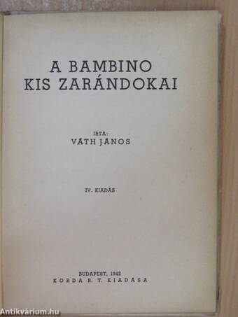 A Bambino kis zarándokai