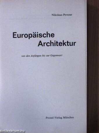 Europäische Architektur