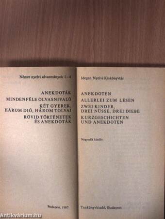 Anekdoten/Allerlei zum Lesen/Zwei Kinder, drei Nüsse, drei Diebe/Kurzgeschichten und Anekdoten