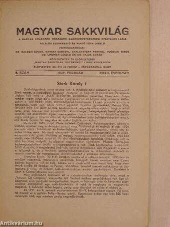 Magyar Sakkvilág 1947. február