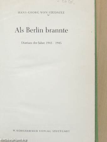 Als Berlin brannte