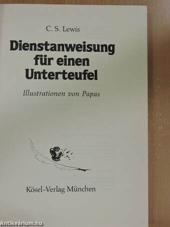 Dienstanweisung für einen Unterteufel