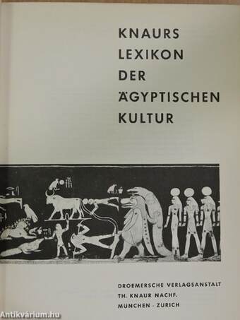 Knaurs Lexikon der Ägyptischen Kultur