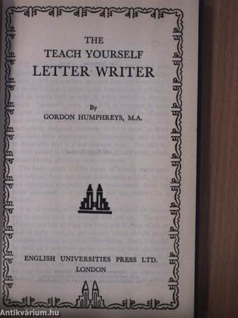 The Teach Yourself Letter Writer