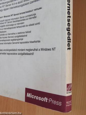 Windows NT Server 4.0 Üzemeltetői enciklopédia - Internetsegédlet