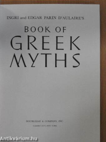 Book of Greek Myths