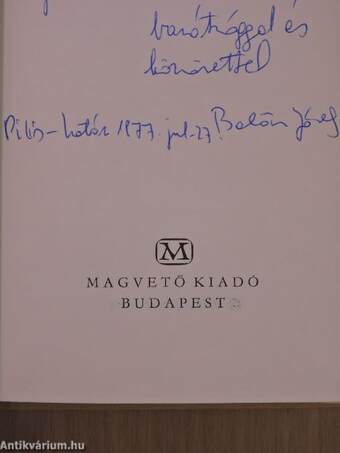 Magyarok (dedikált példány)