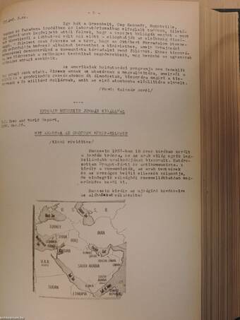 Cikkek a nemzetközi sajtóból 1967. január-december I-X. ("Bizalmas") 