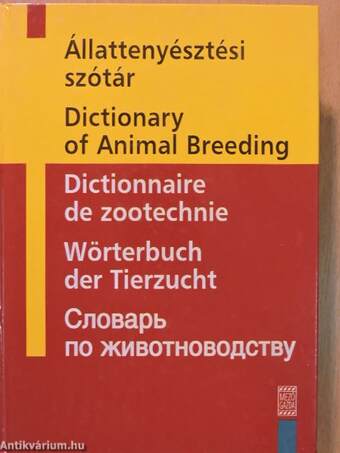 Állattenyésztési szótár