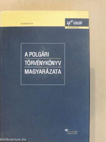 A polgári törvénykönyv magyarázata 1-2.