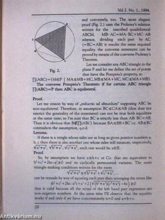 Octogon Mathematical Magazine April 1994