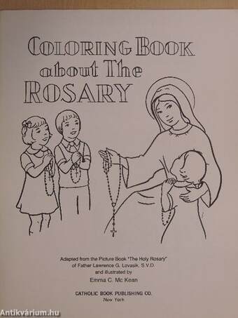 Coloring Book about The Rosary