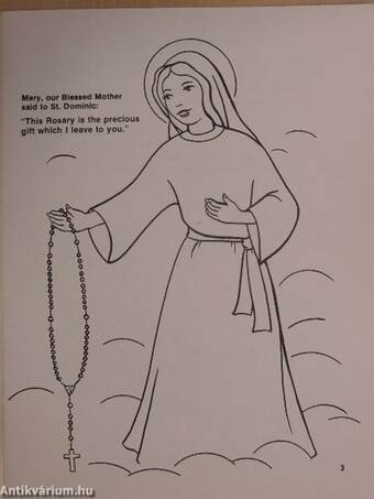 Coloring Book about The Rosary