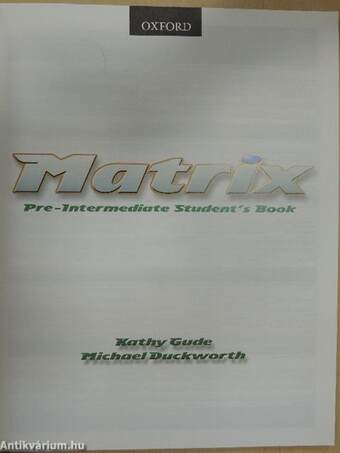 Matrix - Pre-Intermediate - Student's Book