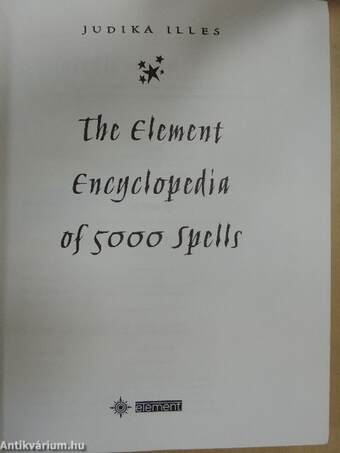 The Element Encyclopedia of 5000 Spells