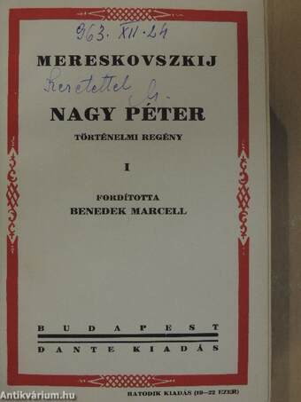 Nagy Péter I-IV.