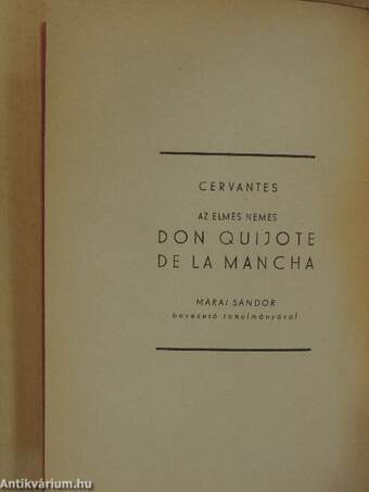 Don Quijote I-II.