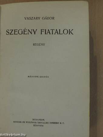 Szegény fiatalok