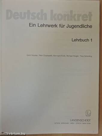 Deutsch konkret - Lehrbuch 1.