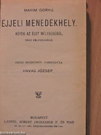 Éjjeli menedékhely/Malva/Huszonhat és egy