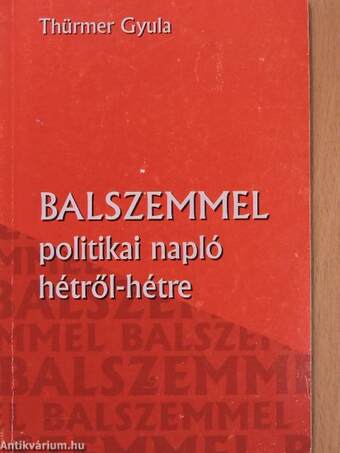 Balszemmel 1-3. (dedikált példány)