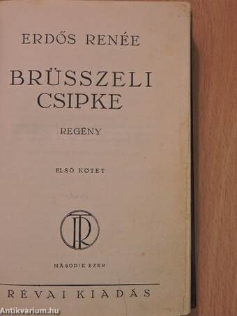 Brüsszeli csipke I-II. (aláírt példány)