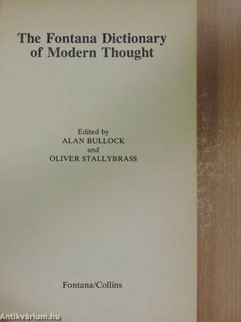 The Fontana Dictionary of Modern Thought