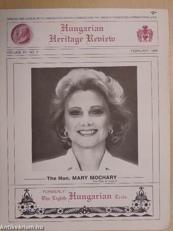 Hungarian Heritage Review February 1986